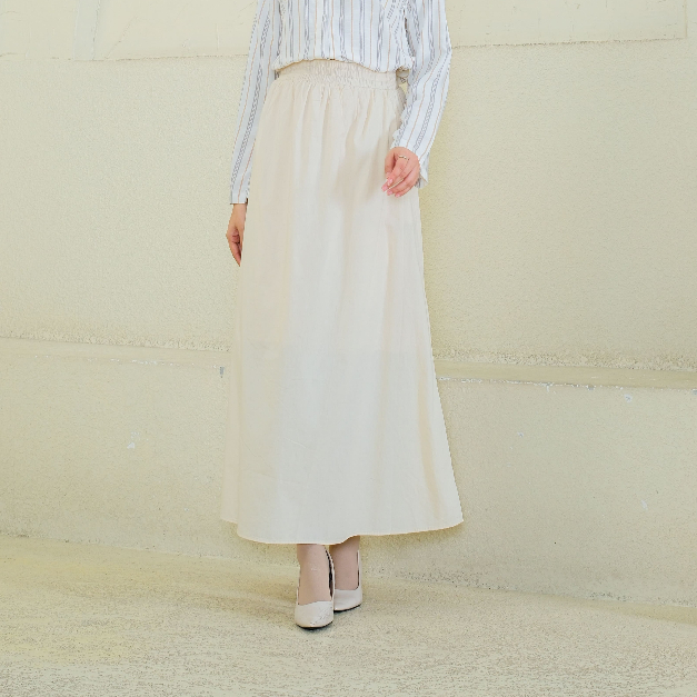 RILLEY - Rok Fazluna | Rok Maxi Wanita Bahan Poplin|