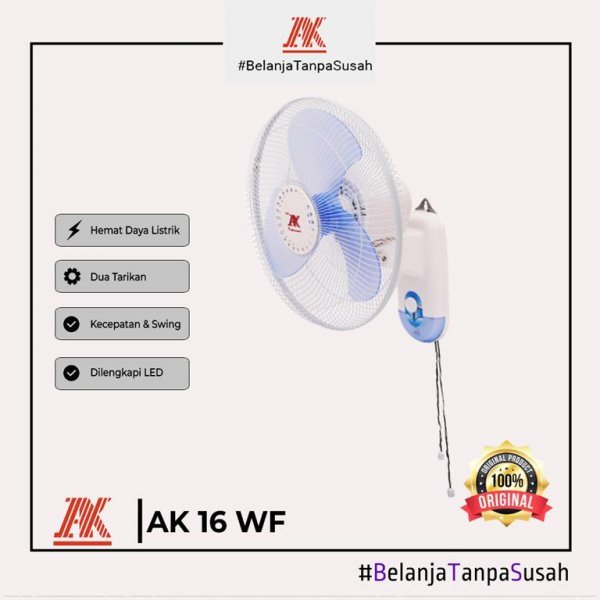 Kipas Angin Wallfan AK 16 Inch
