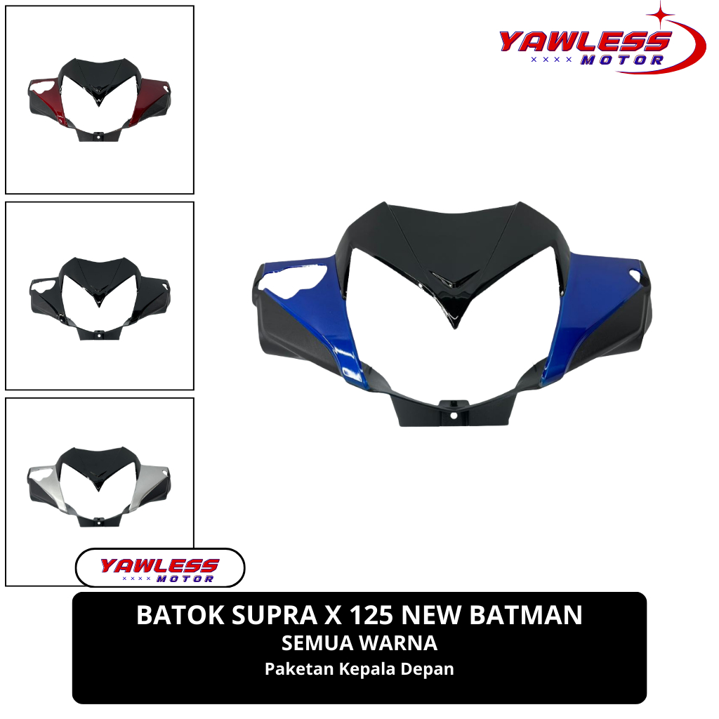 batok depan supra x 125 batman /  batok lampu supra x 125