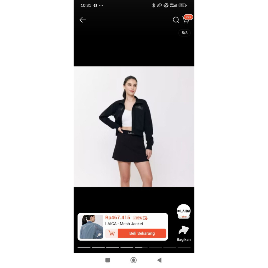 Laica jacket Mesh new size L