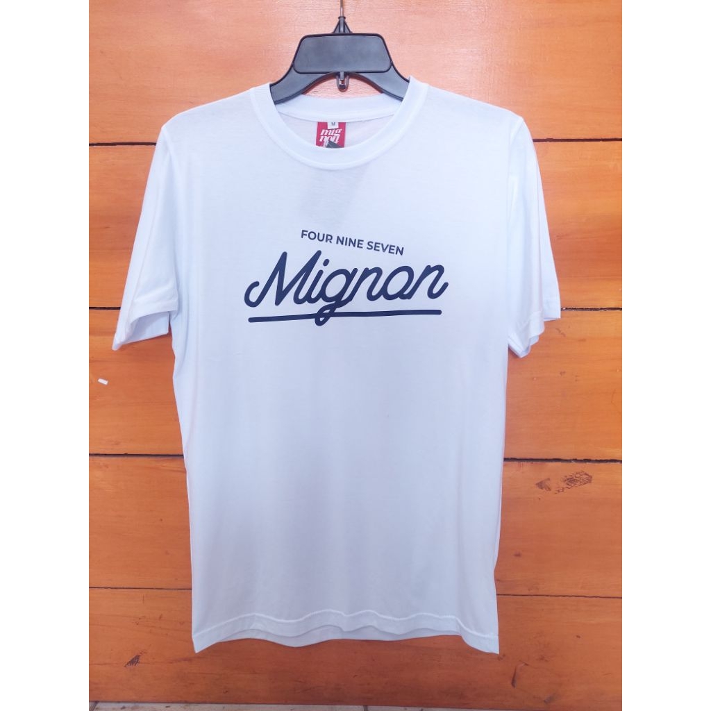 Paket kaos MIGNON saleeee/distro Mignon karang tengah