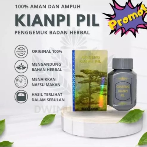 APOTEK HERBAL ~ Kapsuma Kian Pi BPOM Isi 60 Kapsul - Obat Cina Penggemuk Badan Dewasa #star #terlari