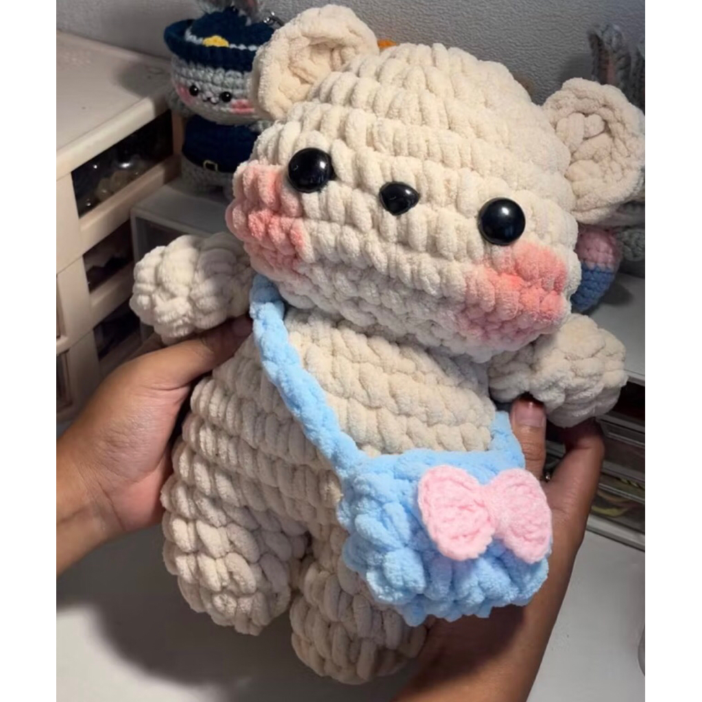boneka rajut beruang