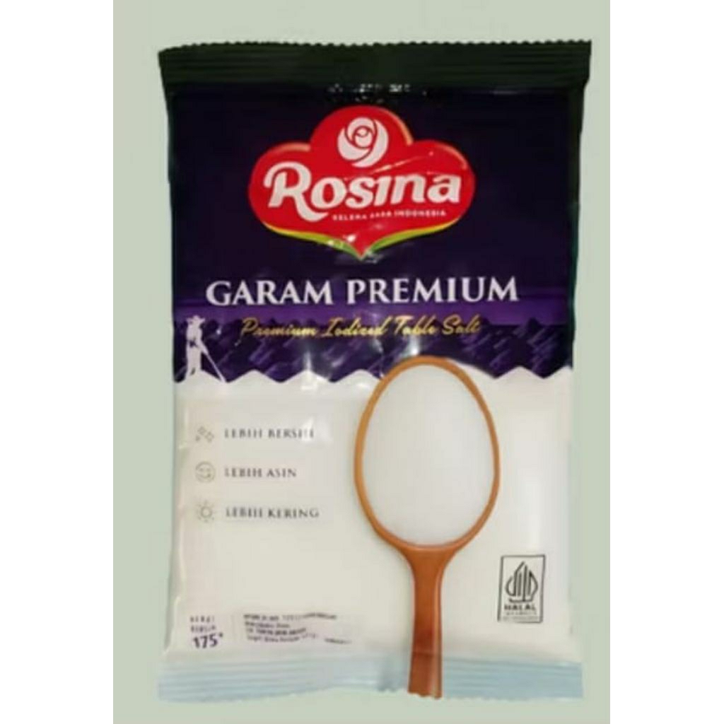 Garam Kristal Premium Rosina 175gr sembako murah sembako hemat sembako hemat sembako praktis sembako