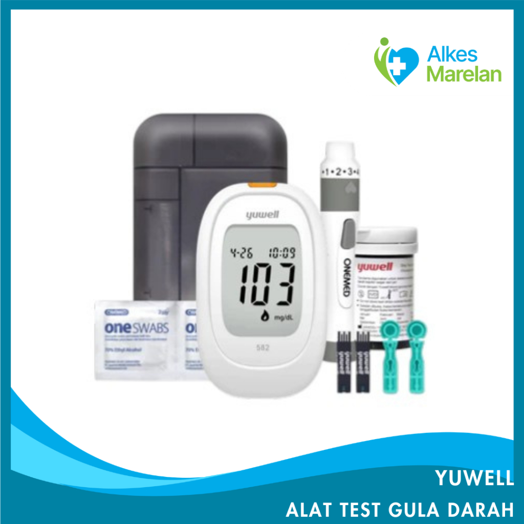 YUWELL - ALAT TEST GULA DARAH| ALAT CEK GULA YUWELL / STRIP GULA DARAH YUWELL