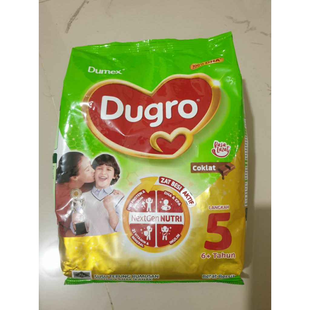 Dijual Rugi Susu Dumex Dugro Malaysia No 5 Rasa Coklat