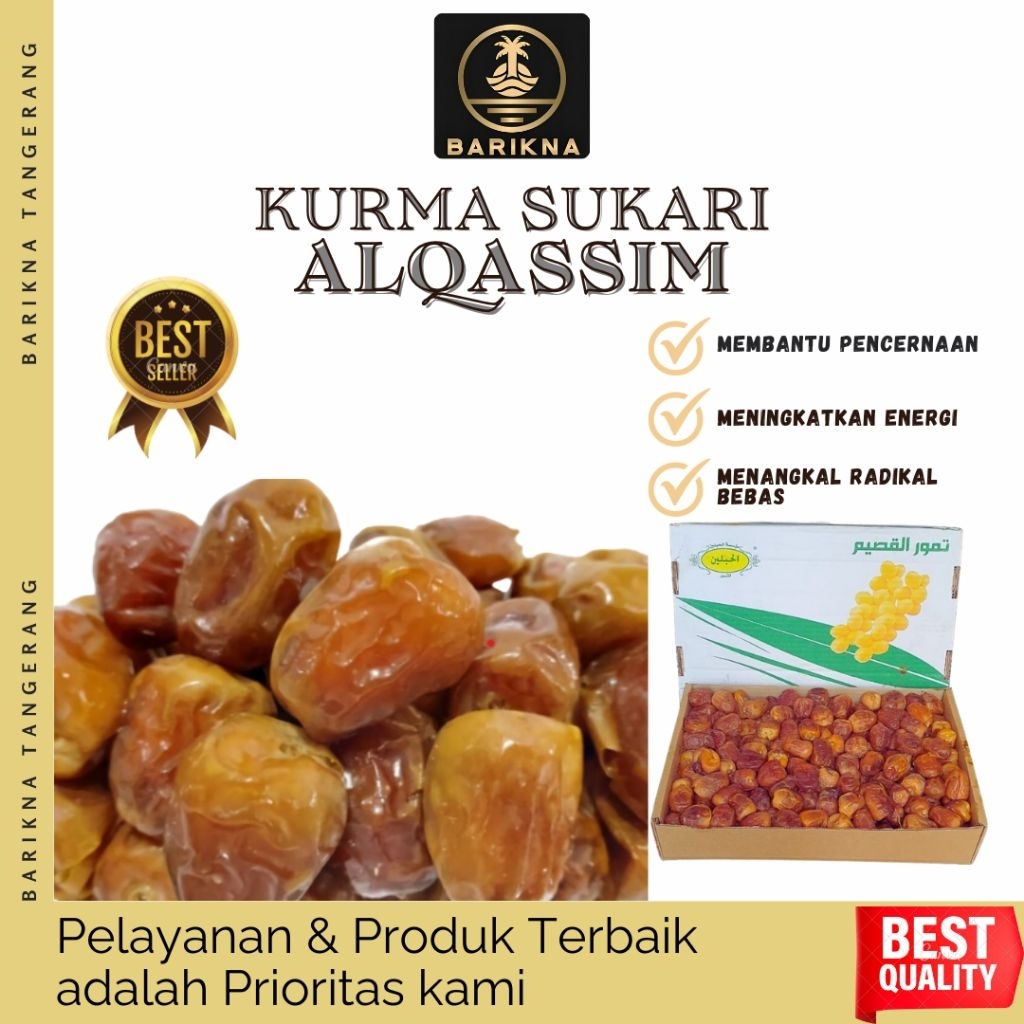 SUKARI/KURMA/KURMA SUKARI/SUKARI KEMASAN 3KG