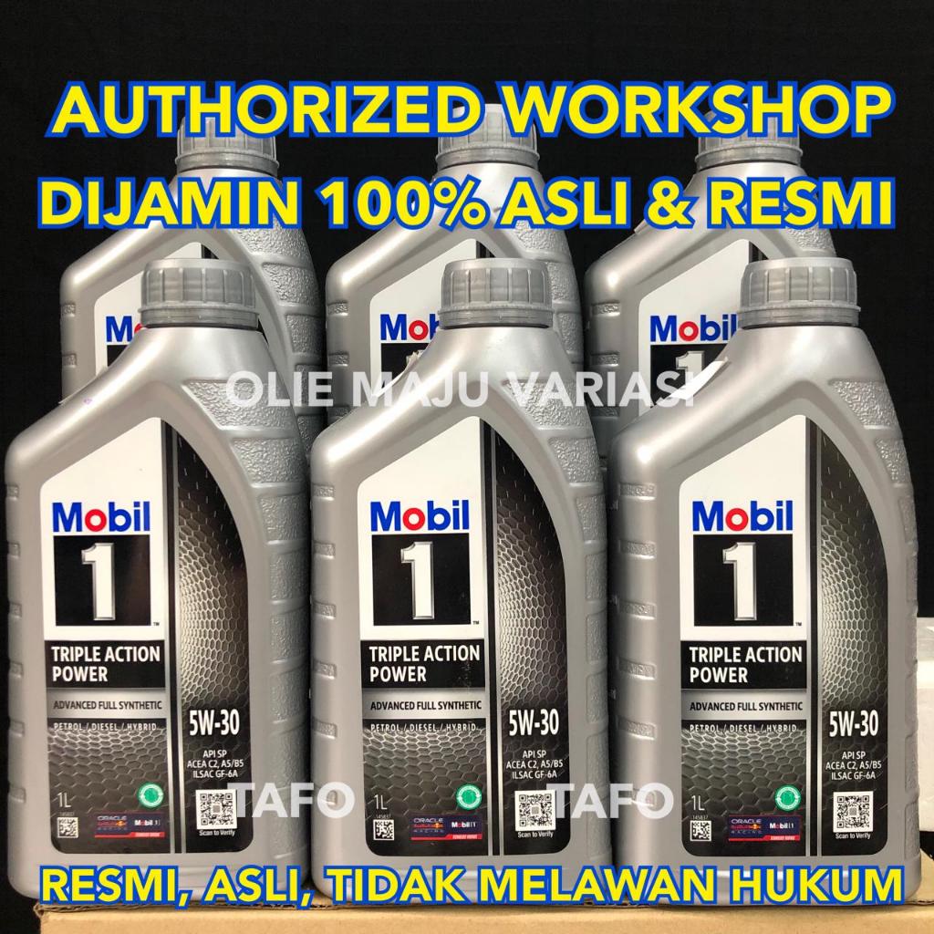 MOBIL1 5w-30 TRIPLE ACTION POWER / MOBIL1 5w-30 OLI MESIN HYBRID DIESEL BENSIN