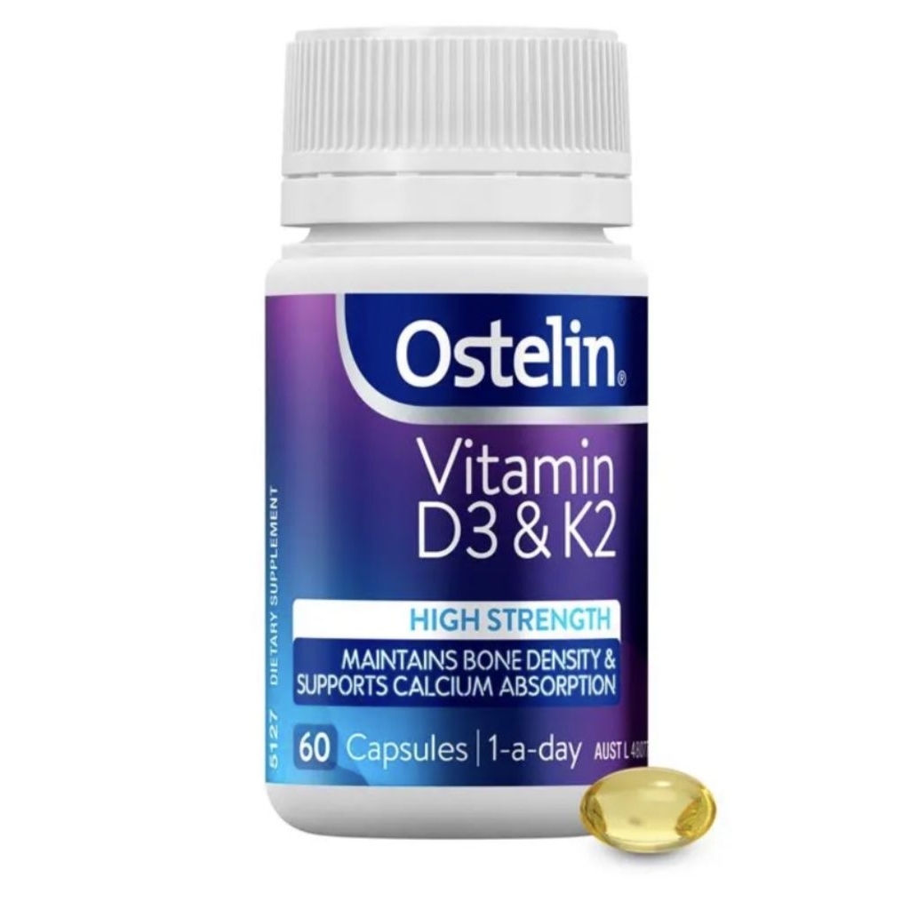 AUS - Ostelin Vitamin D3 & K2 60 capsules