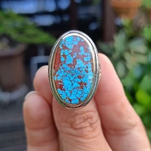 Natural Pirus Persia Biru Urat merah