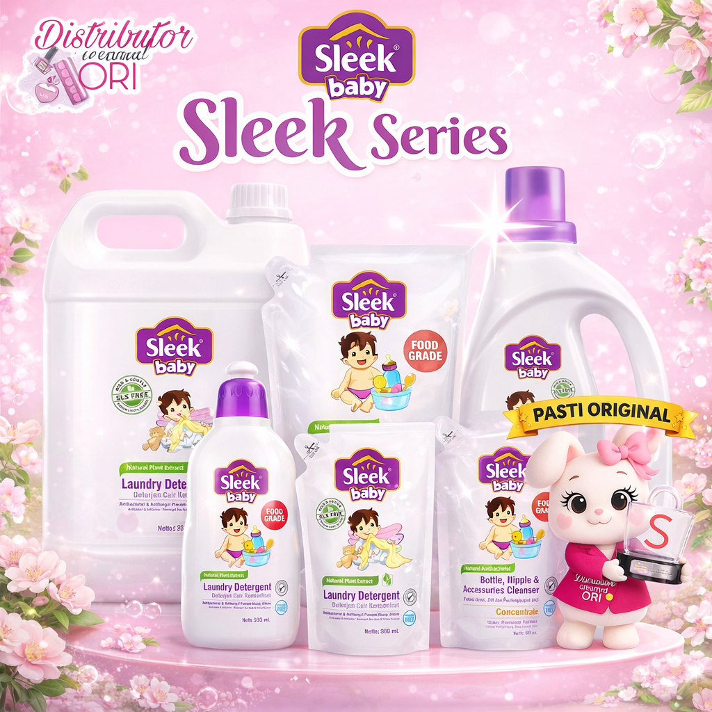 Sleek Baby Bottle Nipple & Accessories Cleanser Series - Sabun Pembersih Botol Susu | Laundry Deterg