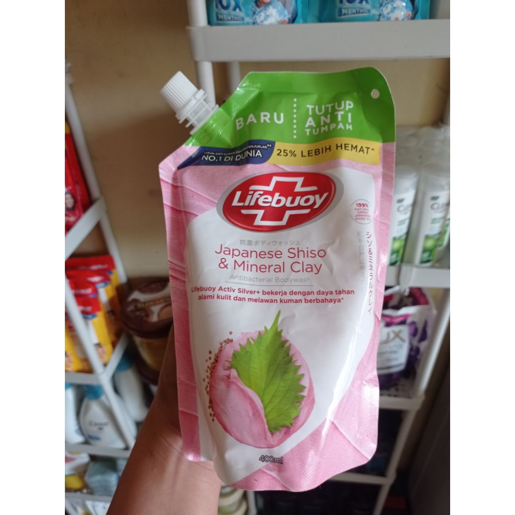 LIFEBUOY CAIR | SABUN MANDI CAIR LIFEBUOY REFILL 400ML