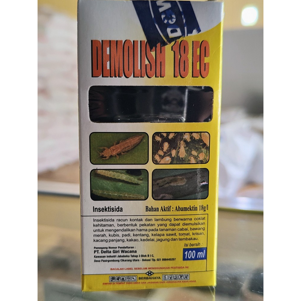 Demolish 18 EC 100ML - Insektisida/Akarisida Sistemik Berbahan Aktif Abamektin