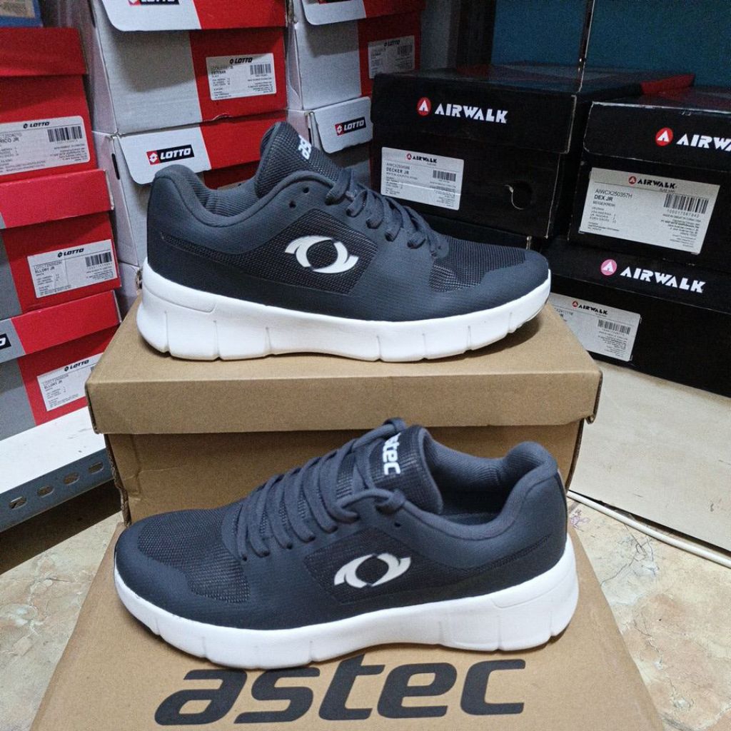 Sepatu Olahraga Astec Lars Dark Grey Original Resmi Sport Station