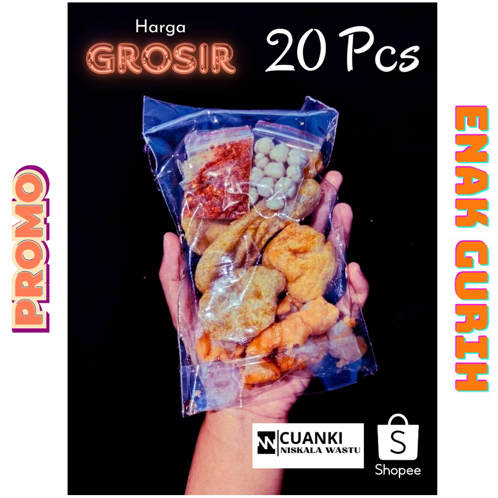 HARGA GROSIR Cuanki Instan / PAKET 20 Pcs Cuanki Instan / Cuanki Murah / Tahu Cuanki / Cuanki Garut