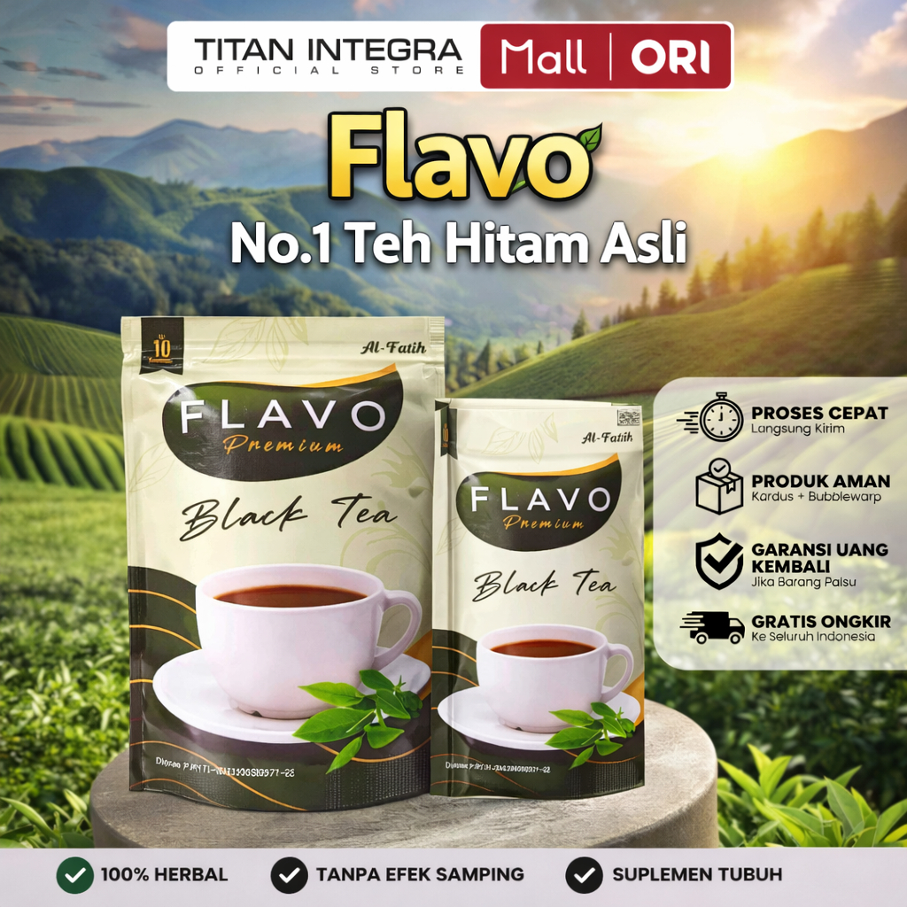 TEH FLAVO TEH HITAM HERBAL  TEH HITAM