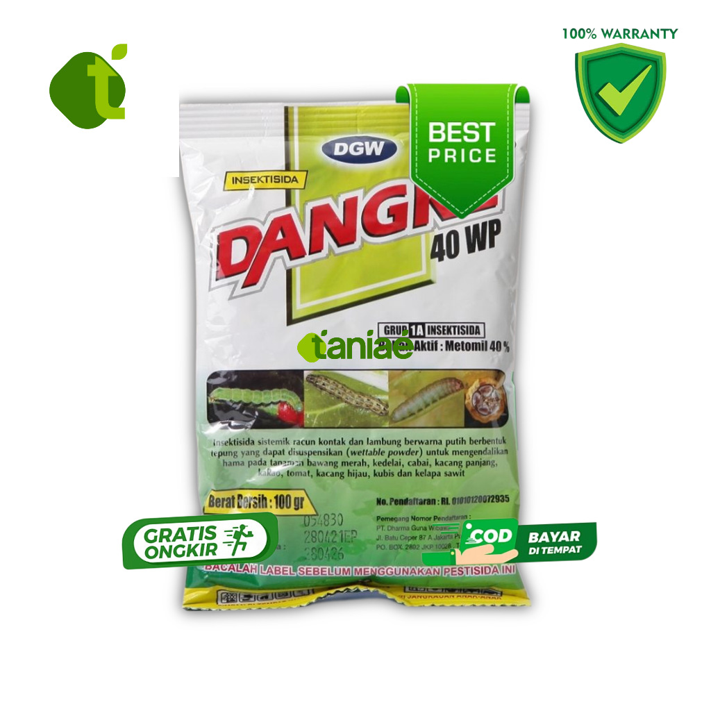 INSEKTISIDA - DANGKE 40 WP- 100 GR - Metomil - DGW integrate endure prevathon