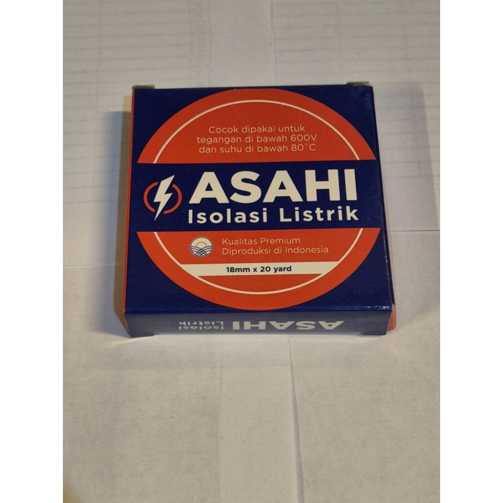 ISOLASI LISTRIK merk ASAHI 18 mm x 20 yard