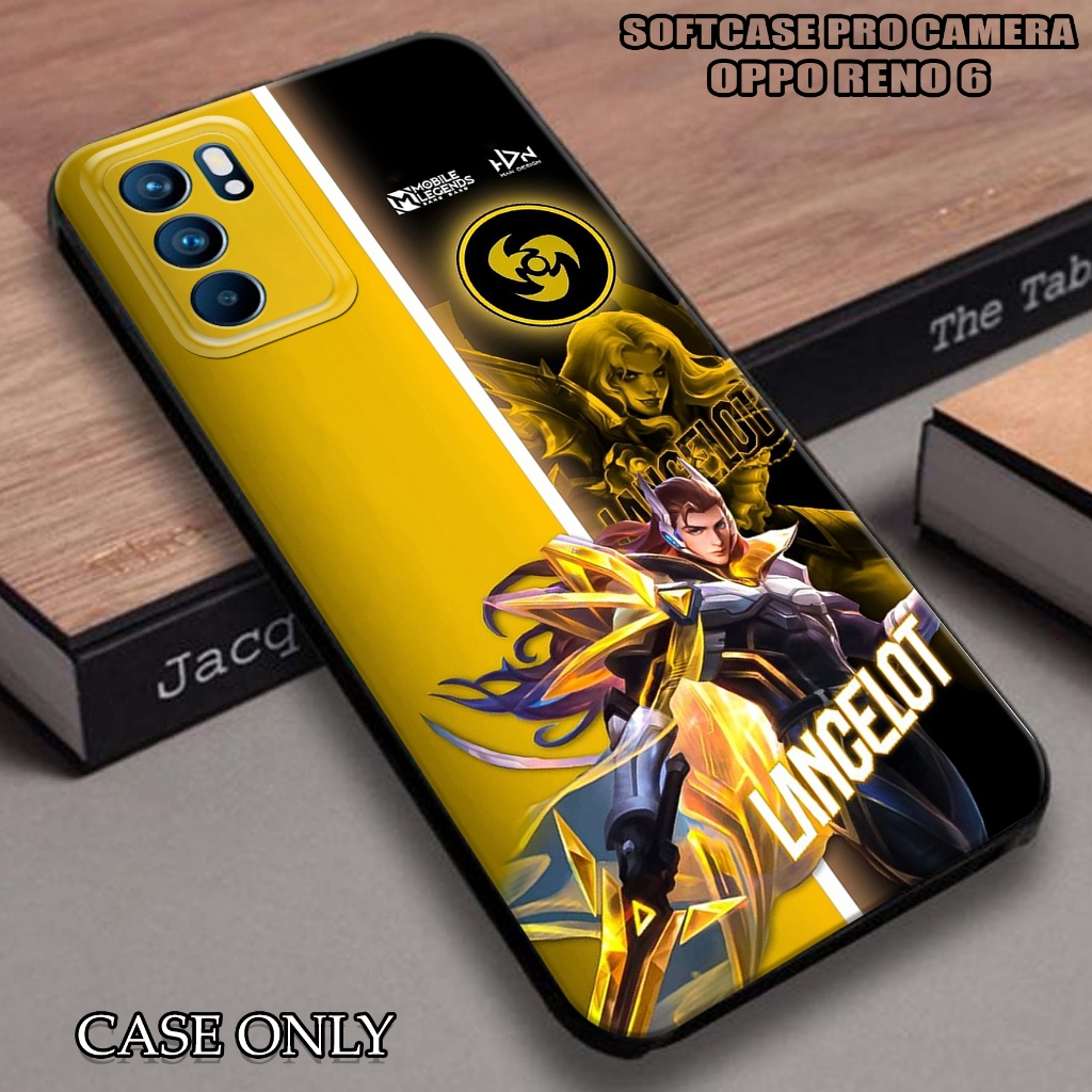 case oppo reno 6 - casing oppo reno 6 [ mlbb ] silikon oppo reno 6 - kesing hp - casing hp  - case h