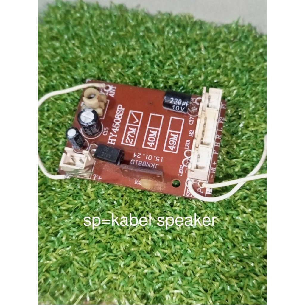 PCB rc excavator KODE PCB HY4508SP/JKN881D 15-01-24 frekuensi 27mhz copotan
