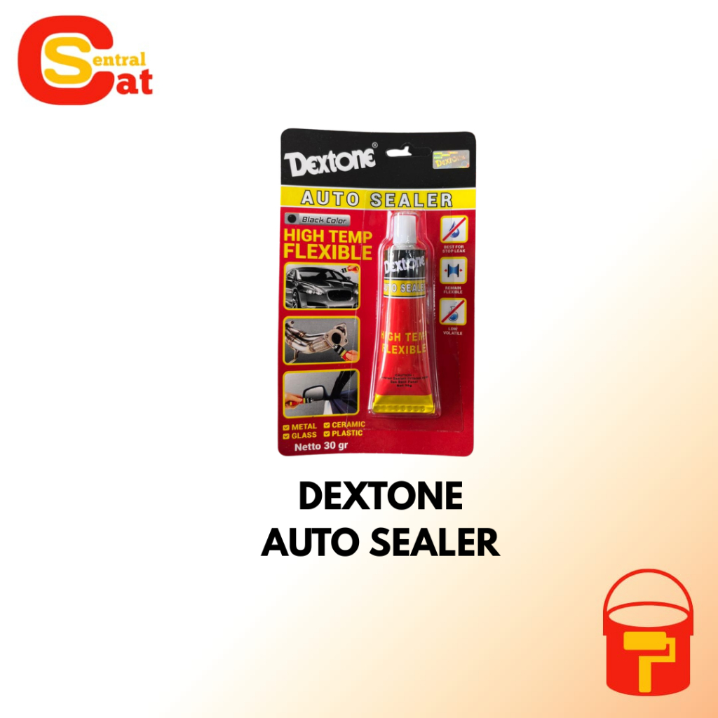 DEXTONE Auto Sealer Silicone Lem Otomotif Tahan Air Tahan Panas 30gr