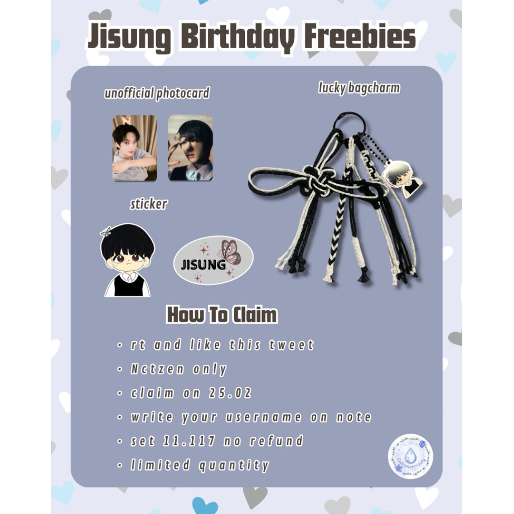 JISUNG BIRTHDAY FREEBIES