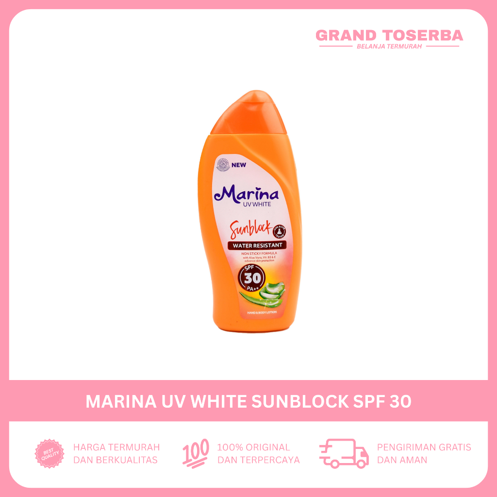 Handbody Marina UV White Sunblock SPF30 85ml