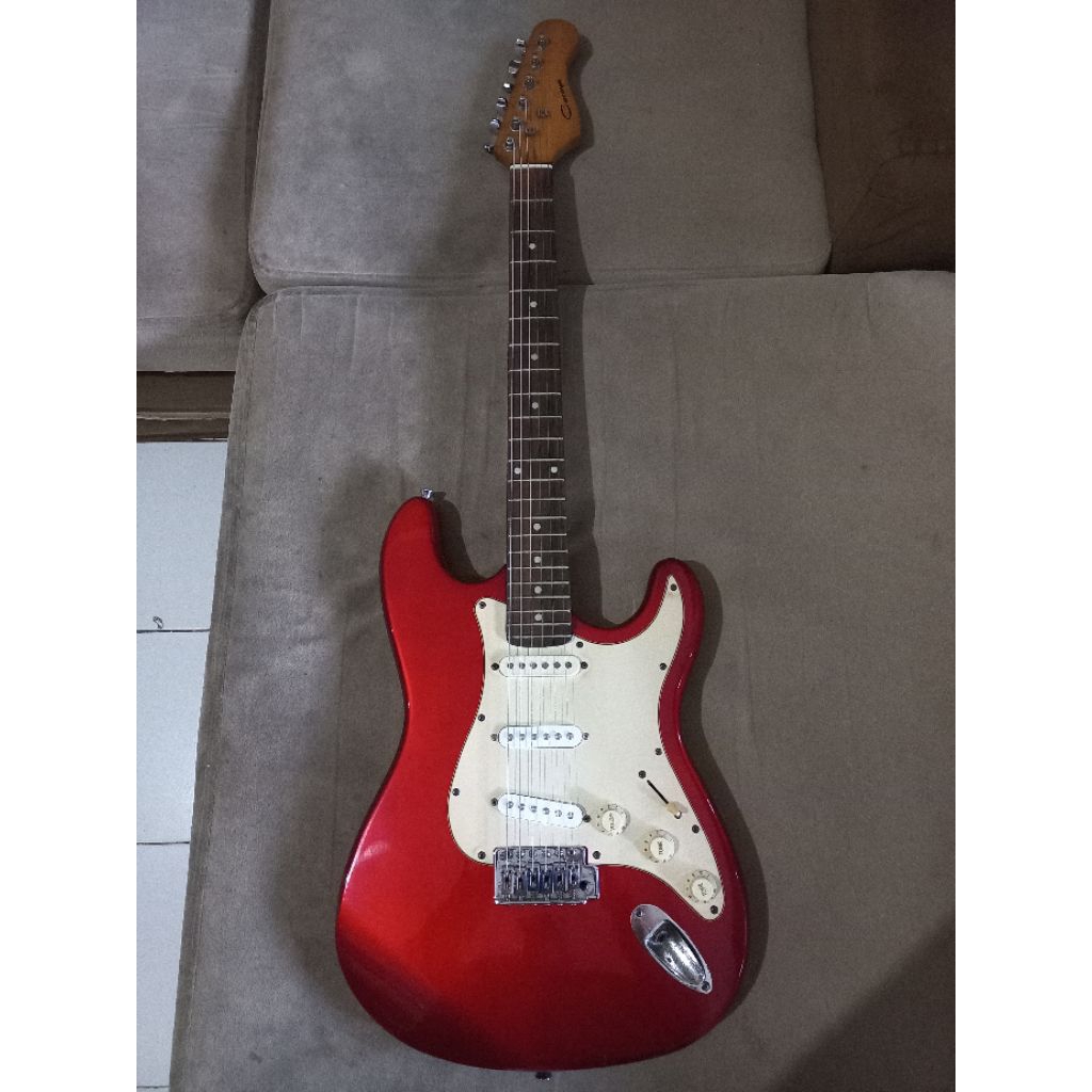 gitar merk caraya model strato asli original MIC