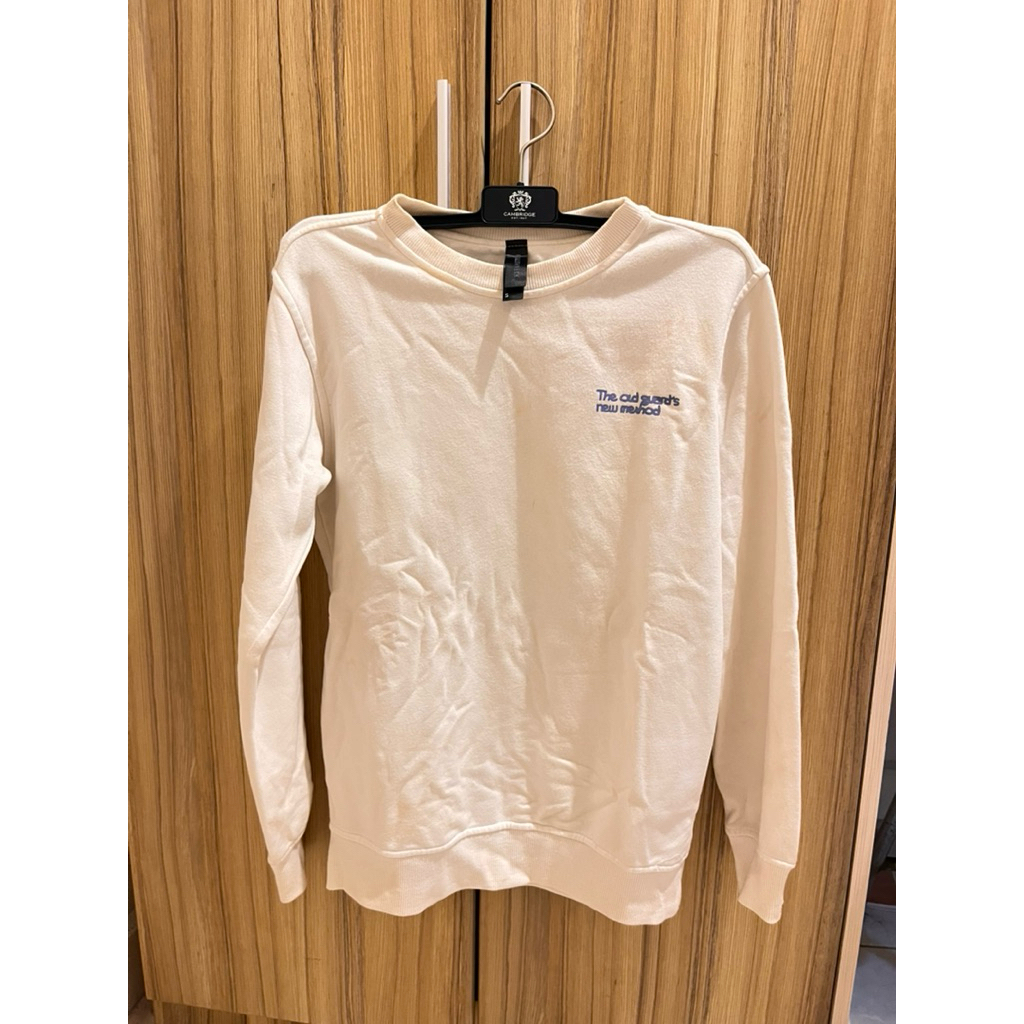 Preloved - Sweater white ROUGHNECK