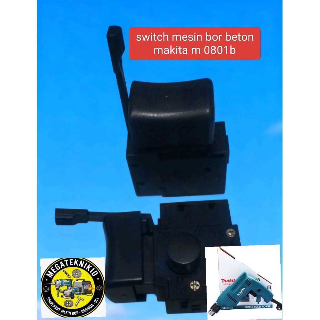 switch saklar bor beton makita 13mm m0800b/0810b