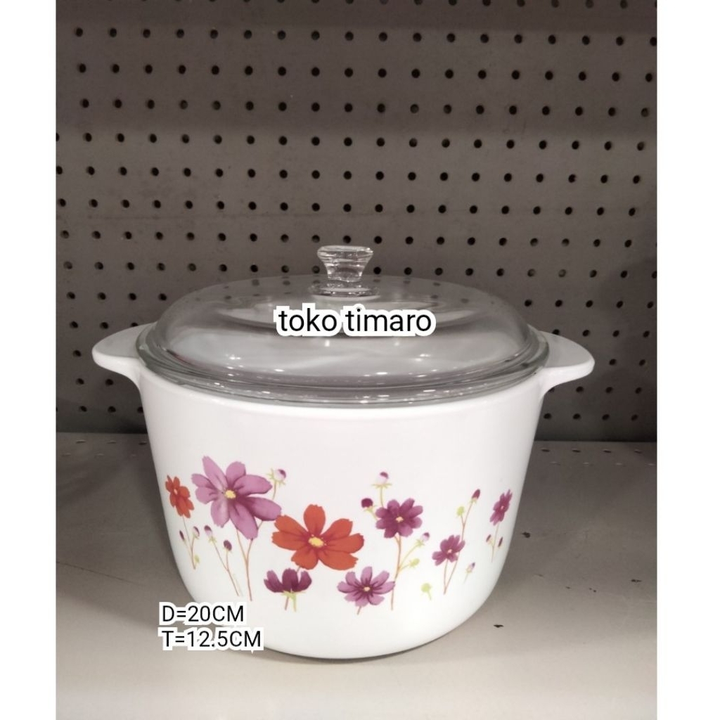 LUMINARC COUNTRY FLOWER PANCI MASAK KACA 3L