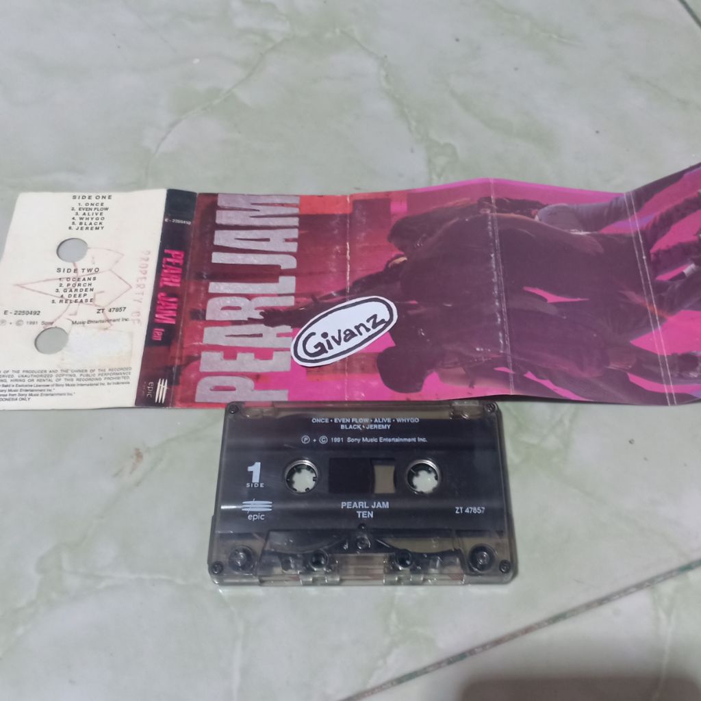 kaset pita PEARL JAM - Ten