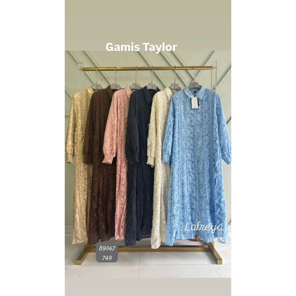 Lafreya Taylor, New Arrival Dress Brukat Lace embroidery (63756)