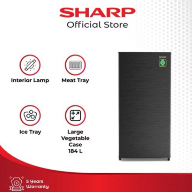 Sharp SJ-n162nhs 133liter - Kulkas 1 Pintu