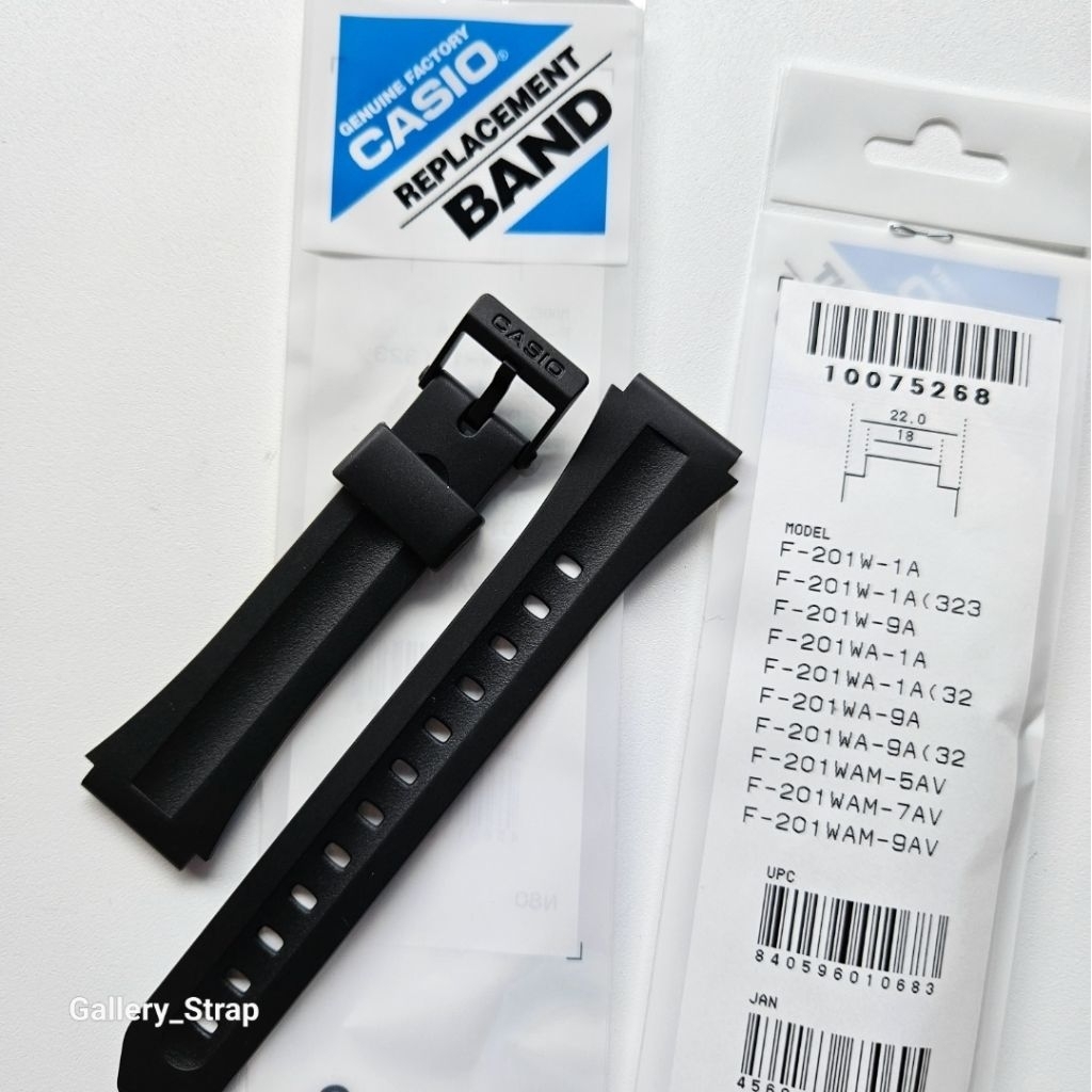 STRAP CASIO F 201W F 201WA F 201WAM F 201 ORIGINAL