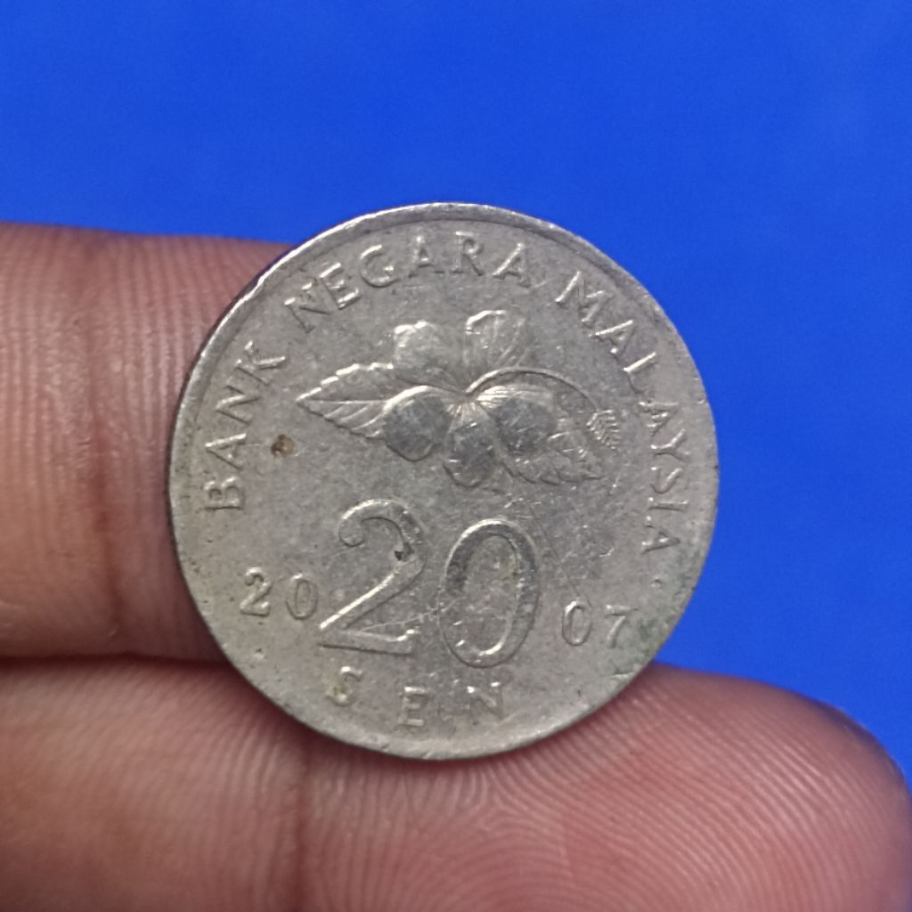 UANG KOIN MALAYSIA 2O SEN 2007