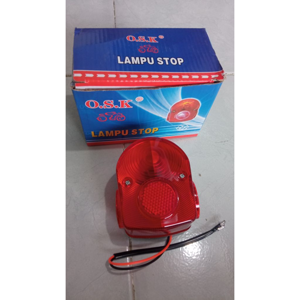LAMPU STOP C70 / STOP LAMPU BELAKANG C70 / LAMPU REM BELAKANG STOP C70 MATA KUCING BAGUS