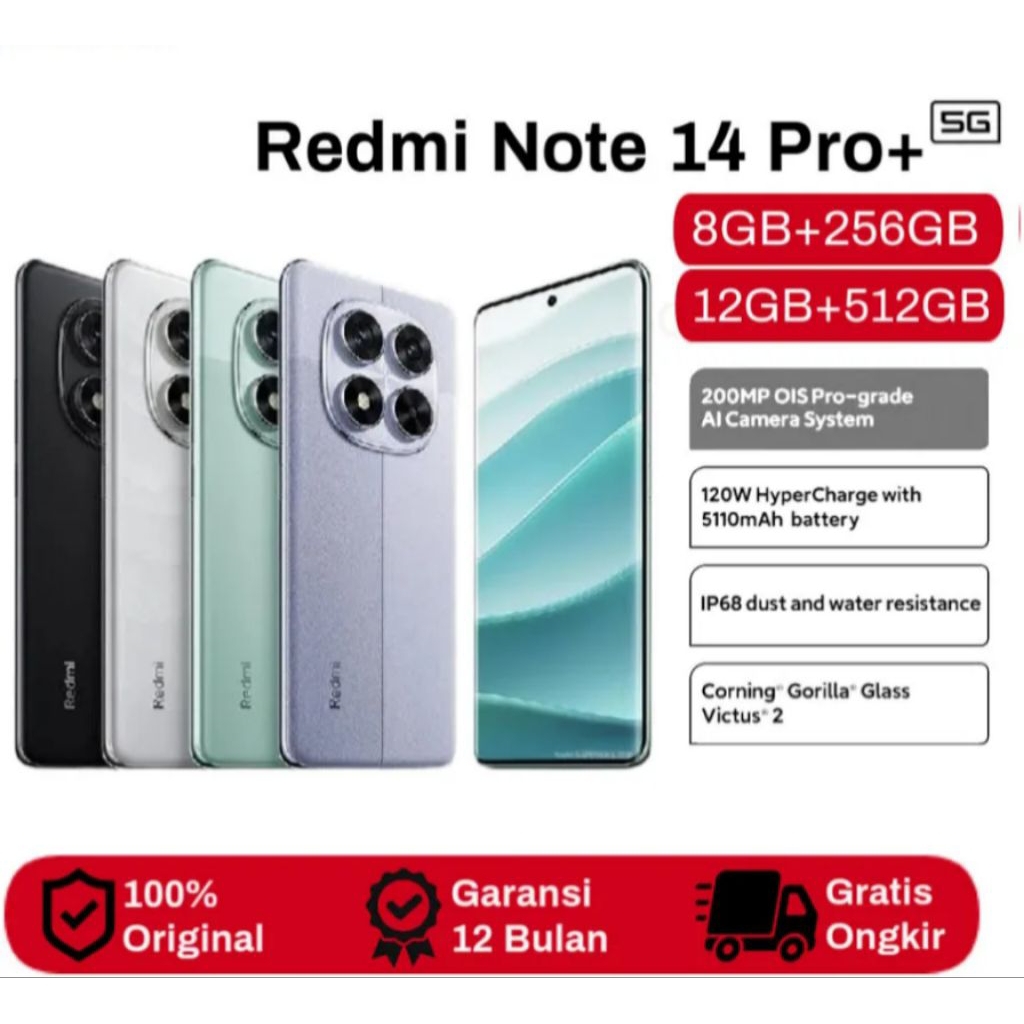 Redmi Note 14 Pro+ 5G Ram 12/512GB