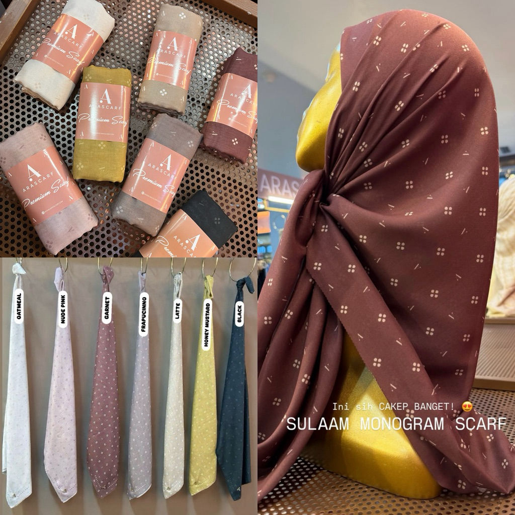 SULAM MONOGRAM ARASCARF