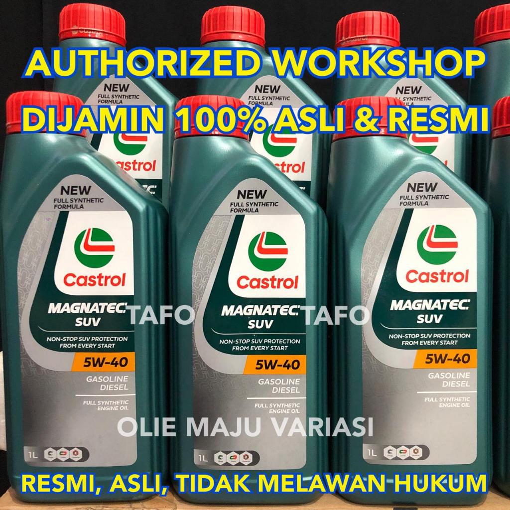 4. OLI CASTROL MAGNATEC SUV 5W40 FULL SINTETIK / OLI MESIN CASTROL MAGNATEC 5W40 ORIGINAL