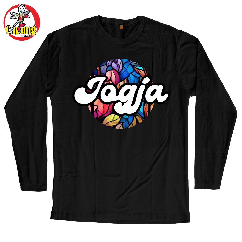 KAOS JOGJA LENGAN PANJANG PRINTING // kaos motif panjang // kaos panjang wanita // kaos printing len