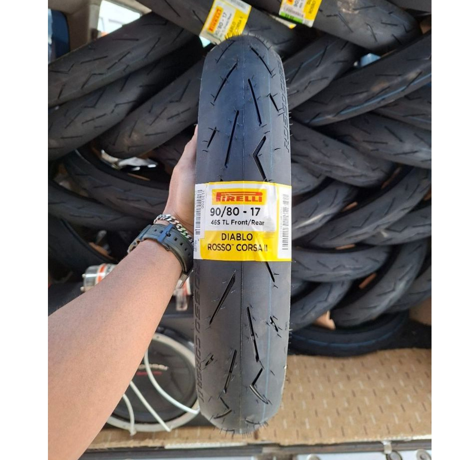 BAN PIRELLI DIABLO ROSSO CORSA 2 ( 90/80-17 ) SOFT COMPOUND RING 17