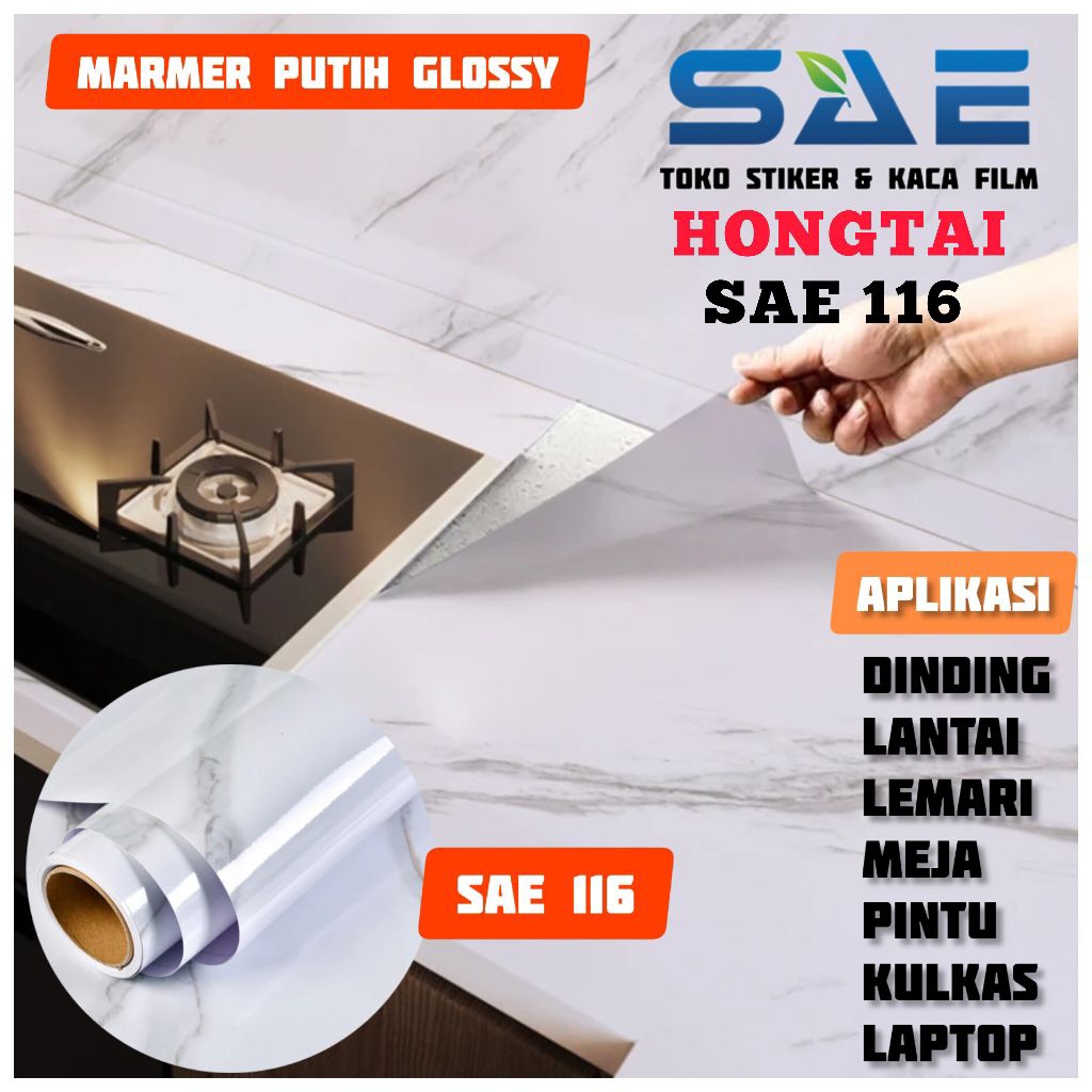 Wallpaper Sticker Dapur Meja Lemari Pintu Kayu Triplek Dinding Lantai Kitchen Set Furniture