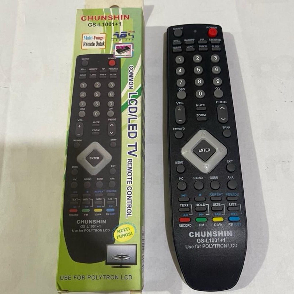 Cuci gudang  Remot tv led universal chunshin multifungsi | remot TV led