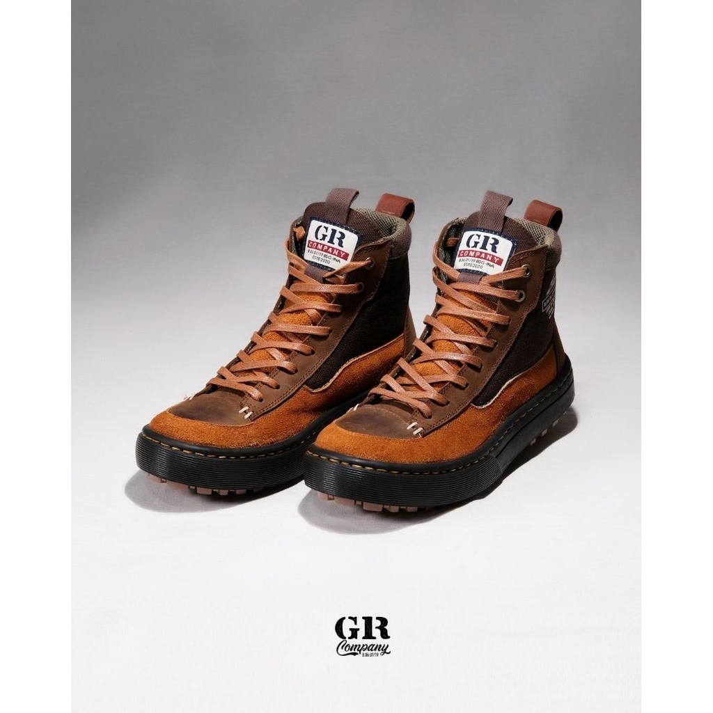 GR.Company - Sepatu Sneakers Kulit Pria | New Prospero Brown
