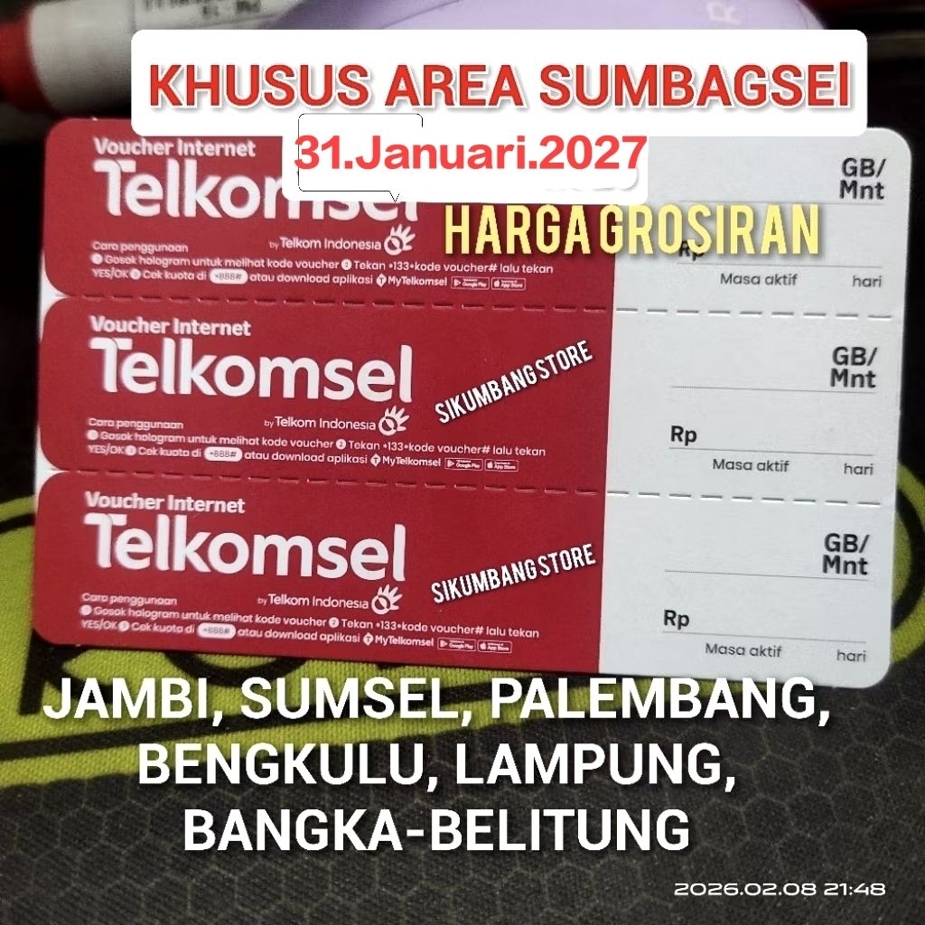 VOCER TELKOMSEL KOSONG SUMBAGSEL