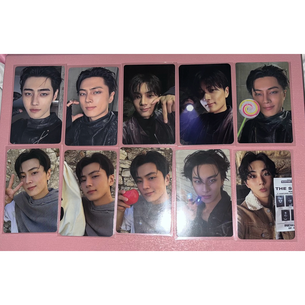 READY STOCK PHOTOCARD ENHYPEN THE SIN VANISH POB WEVERSE GLOBAL JAPAN REG FUGITIVES KAKAO GIFT KKT M