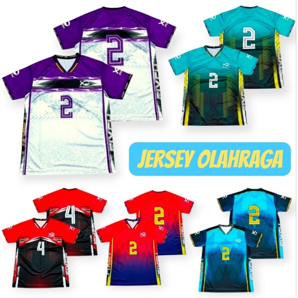 jersey voli 1 lusin full printing tarkam voli JERSEY LUSINAN VOLI FULL PRINTING VOLI JERSEY LUSINAN 