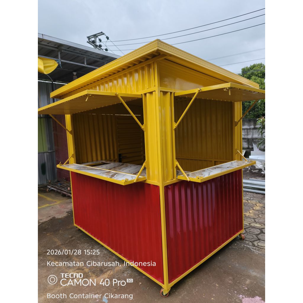 Booth container 200x150x200