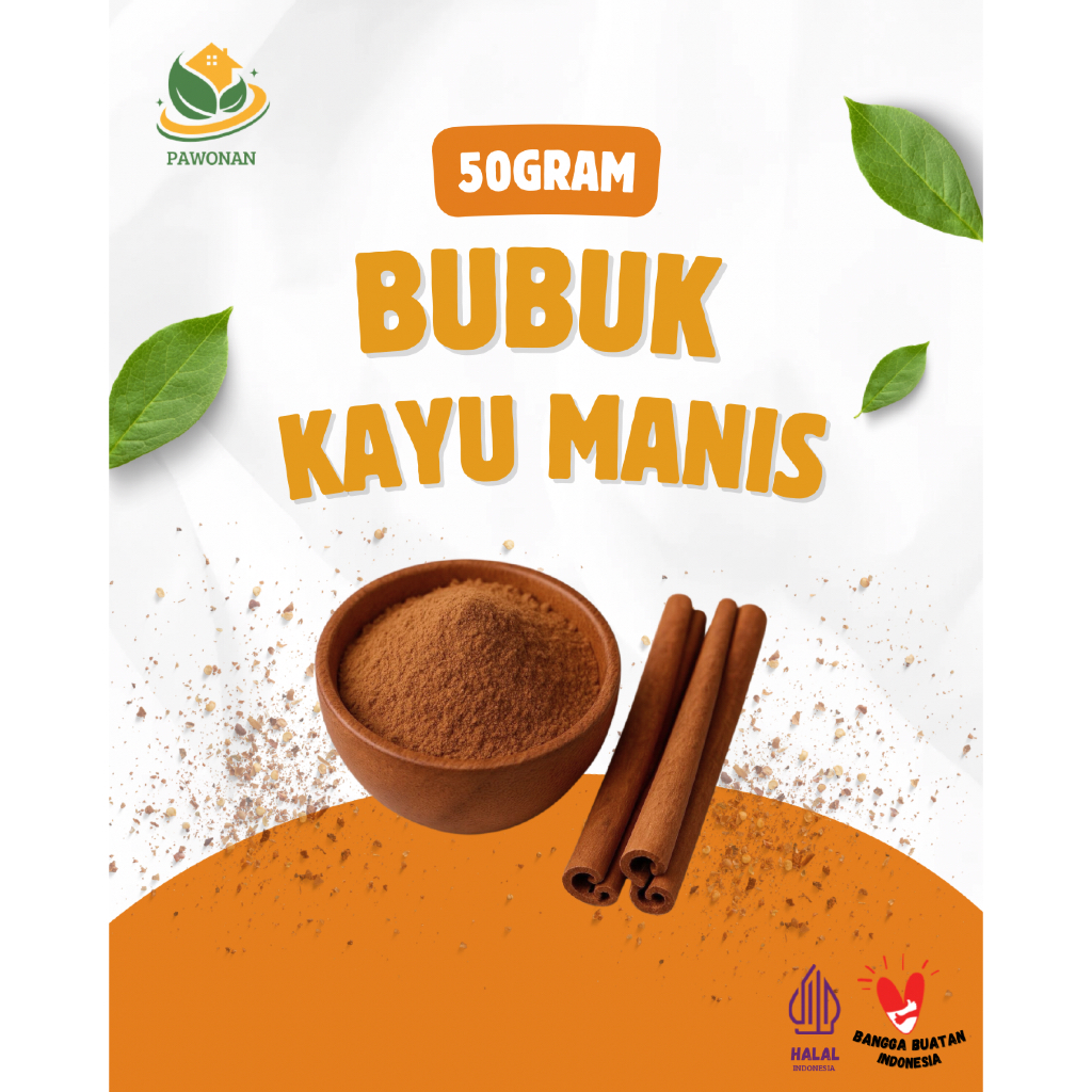 Bubuk Kayu Manis/ Kayu Manis Bubuk 50Gram